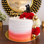 Red Anniversary Cake